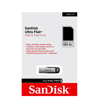 Chiavetta USB 3.0 SanDisk ultra flair (varie dimensioni)