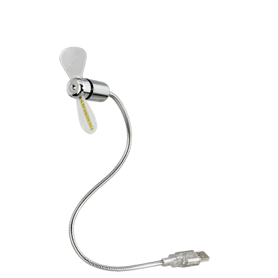Ventilatore USB con orologio LED