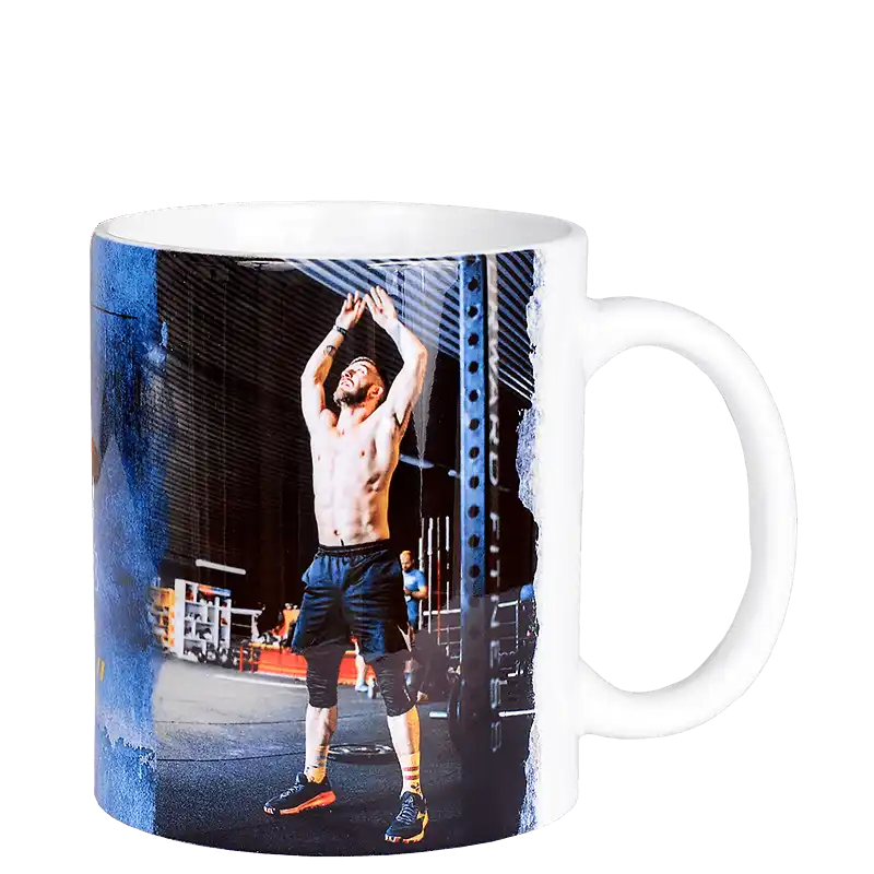 Tazza bianca classica con foto 330 ml Tazza bianca classica con foto 330 ml