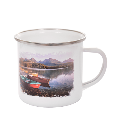 Tazza smaltata in metallo 330 ml